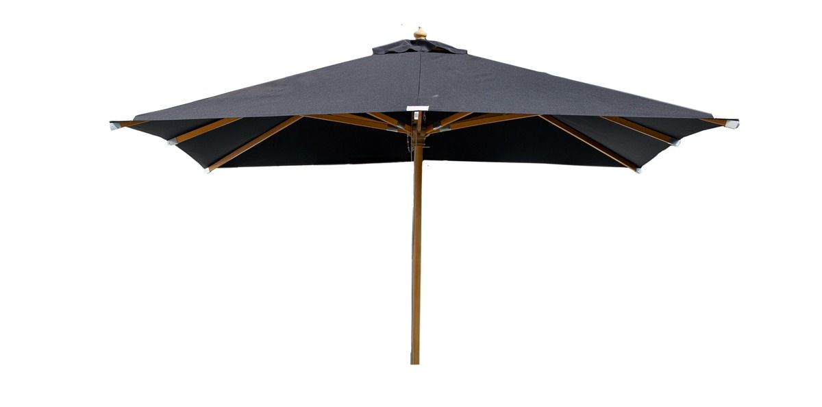 Naxos parasoll 3*3m akacia/svart