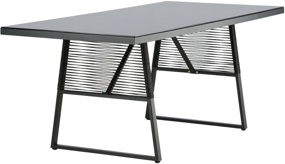 Dallas bord svart 193x90x77