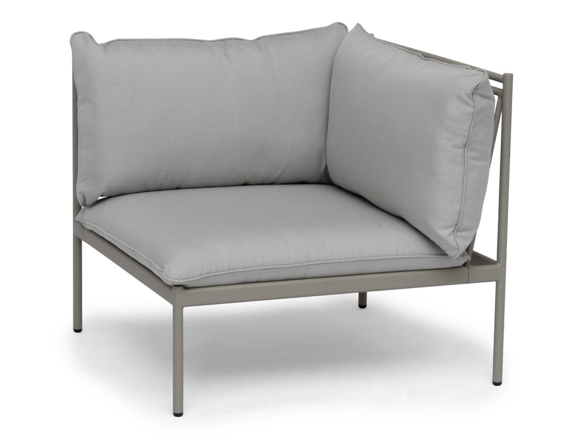 Bolmsö hörndel   Beige aluminium
