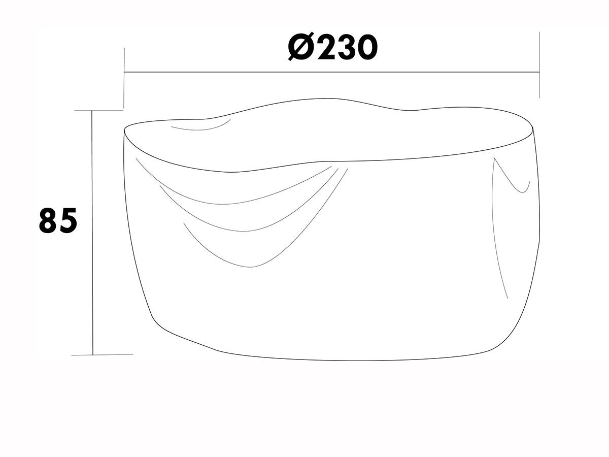 MÖBELSKYDD MATGRUPP Ø230 CM