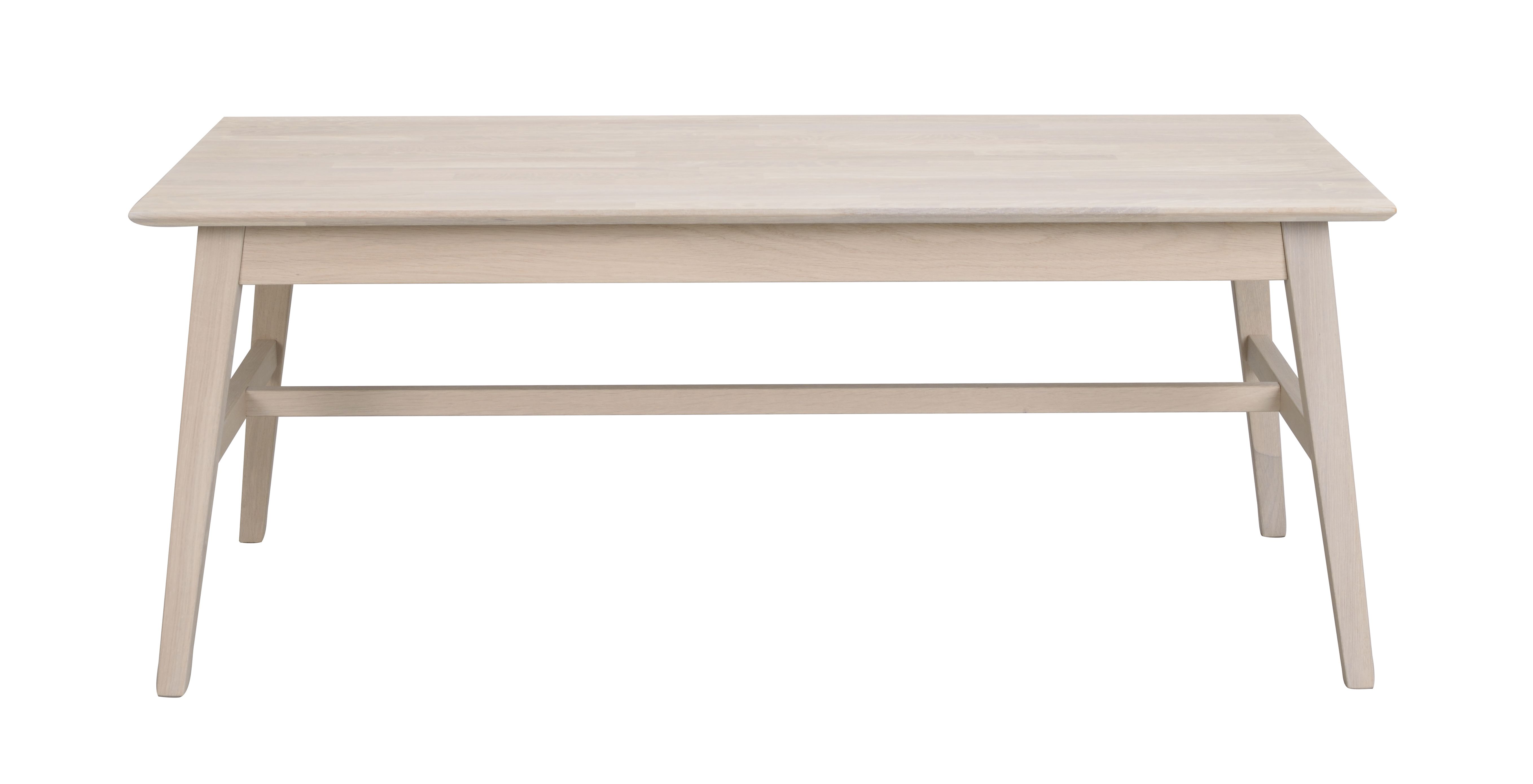 Filippa soffbord 130x70 vitpigmenterad ek