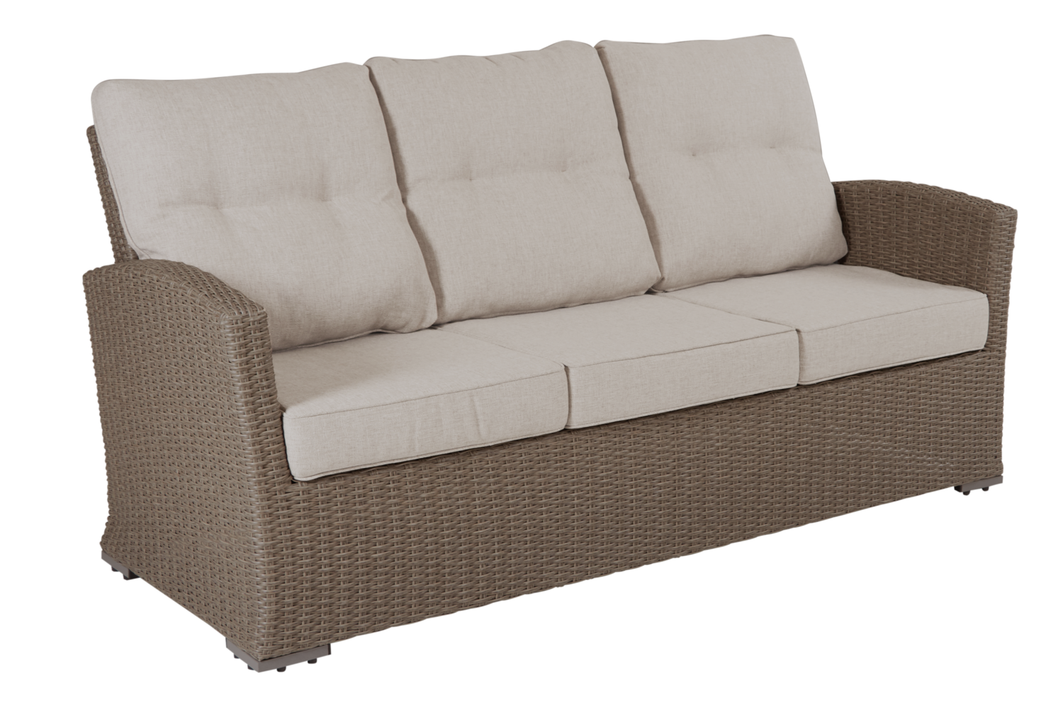 Ashfield 3-s soffa beige m dyn