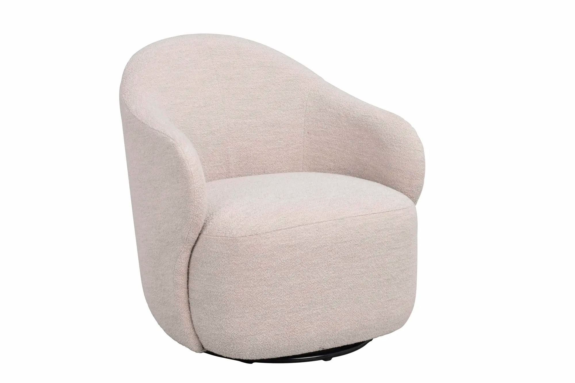 Chapeltown fåtölj ljusbeige tyg snurr