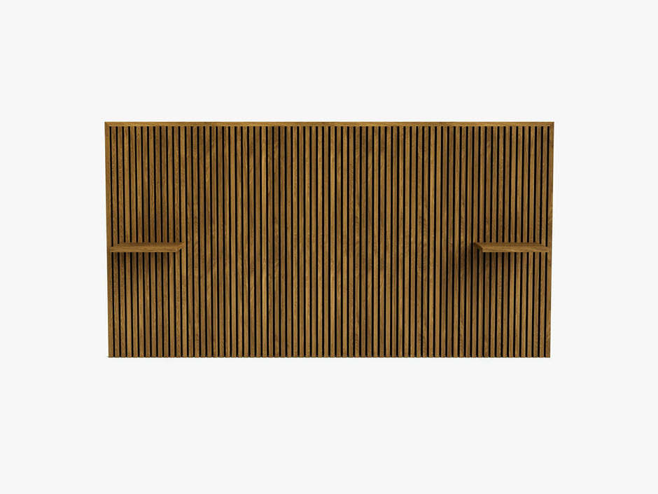 KIT PINNÖ HEADBOARD WITH TABLES 282X149 WALNUT