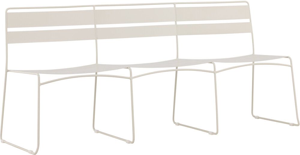 Lina 3-sits soffa beige 78x180x55