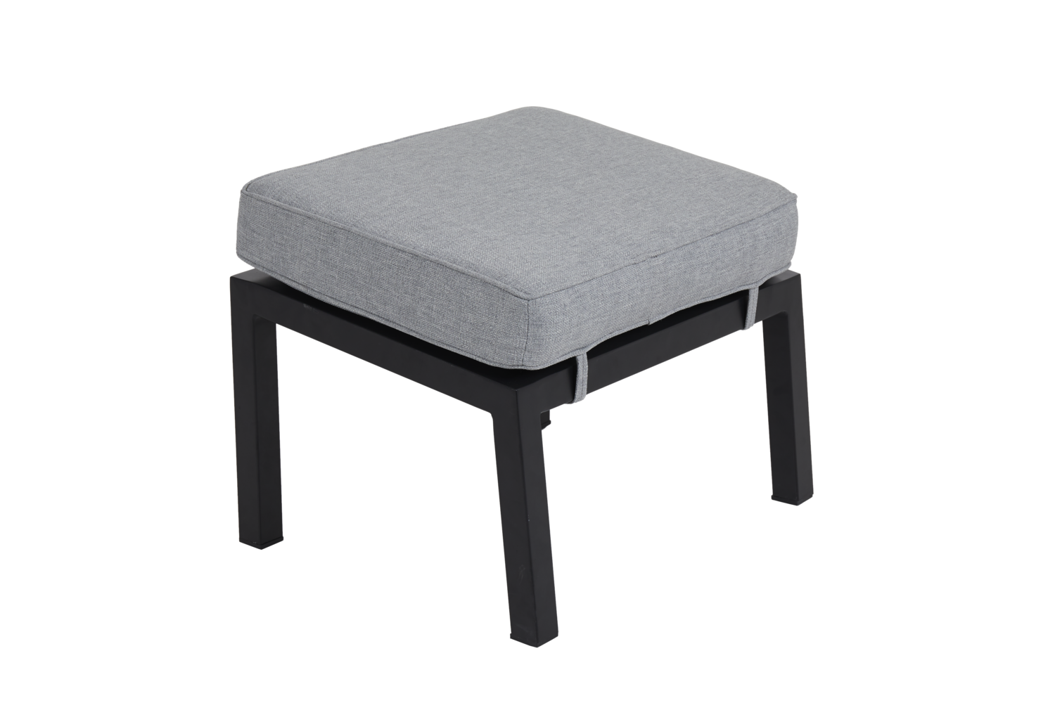 Belfort fotpall svart m dyna
