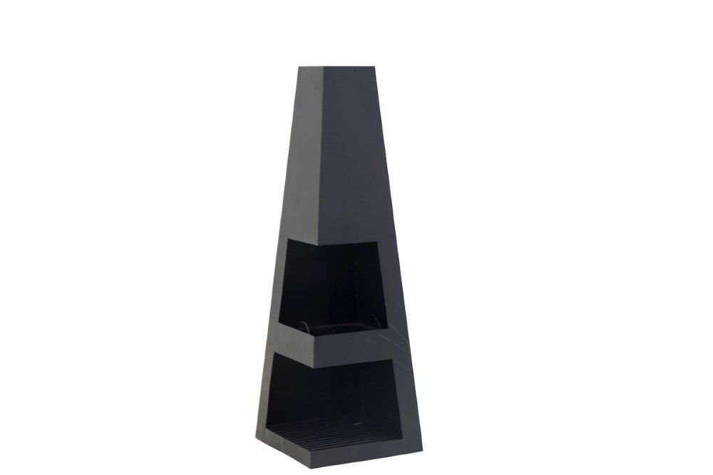 Bastian eldkorg svart 40x120x40