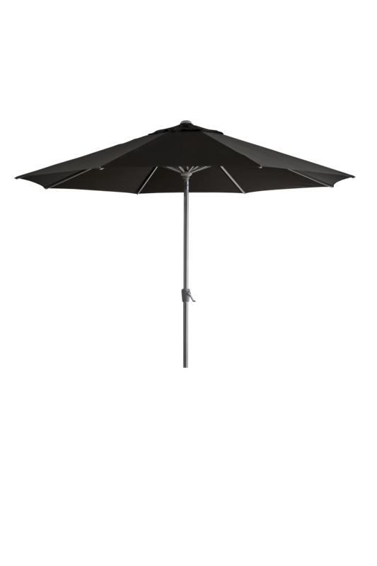 Abriola parasoll charcoal black ø330