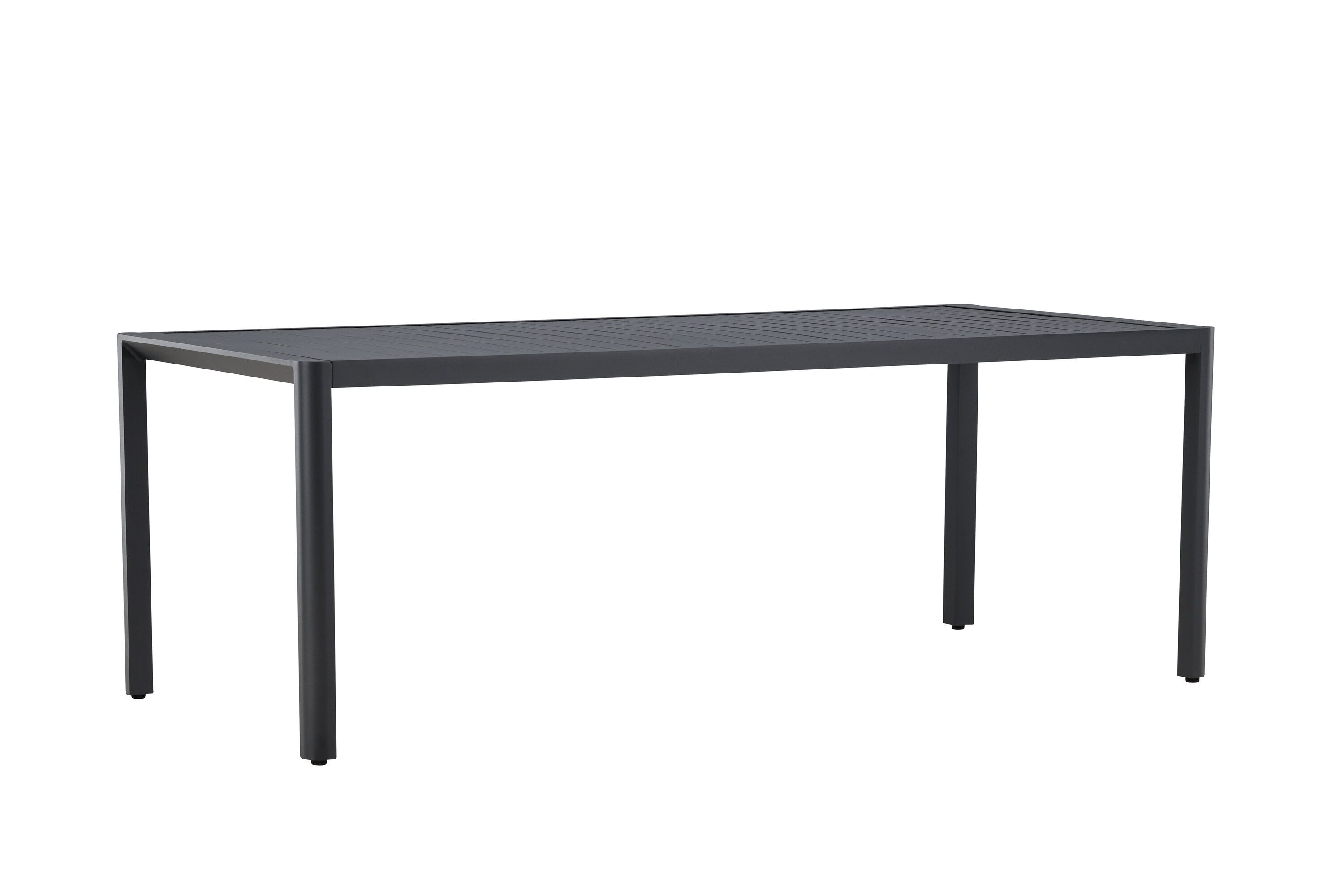 Giardini rektangulärt matbord 200 cm x 90 cm, svart