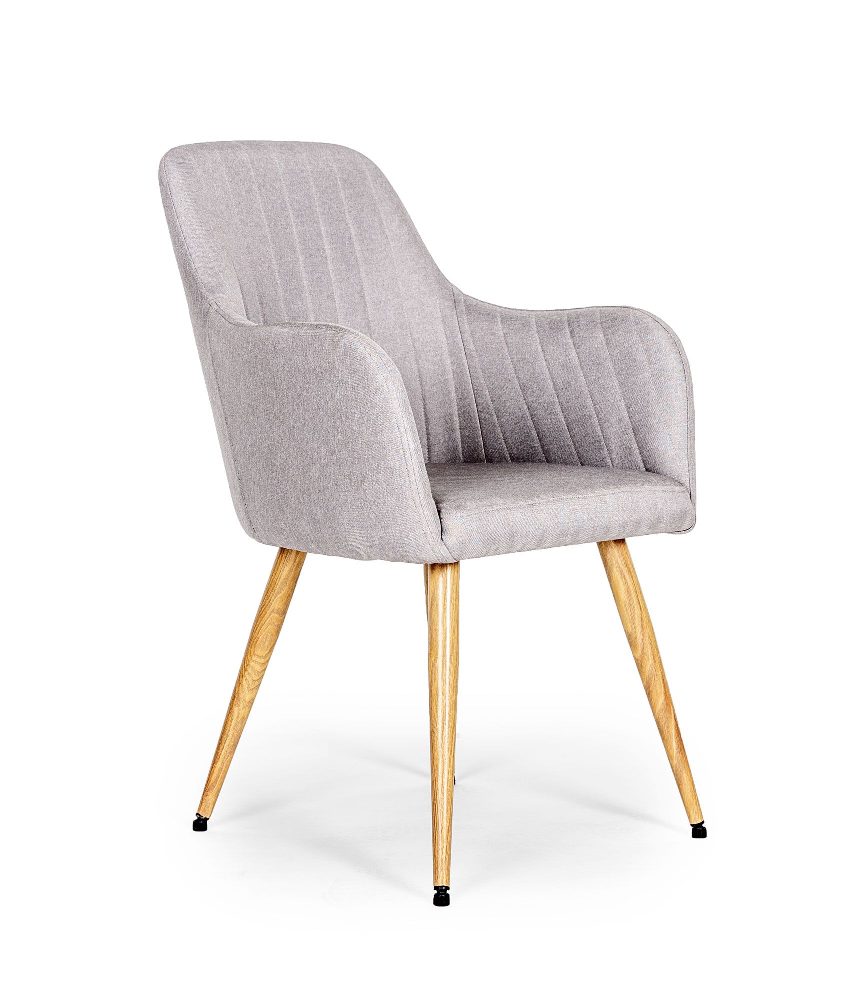 Comfort karmstol ljusgrå