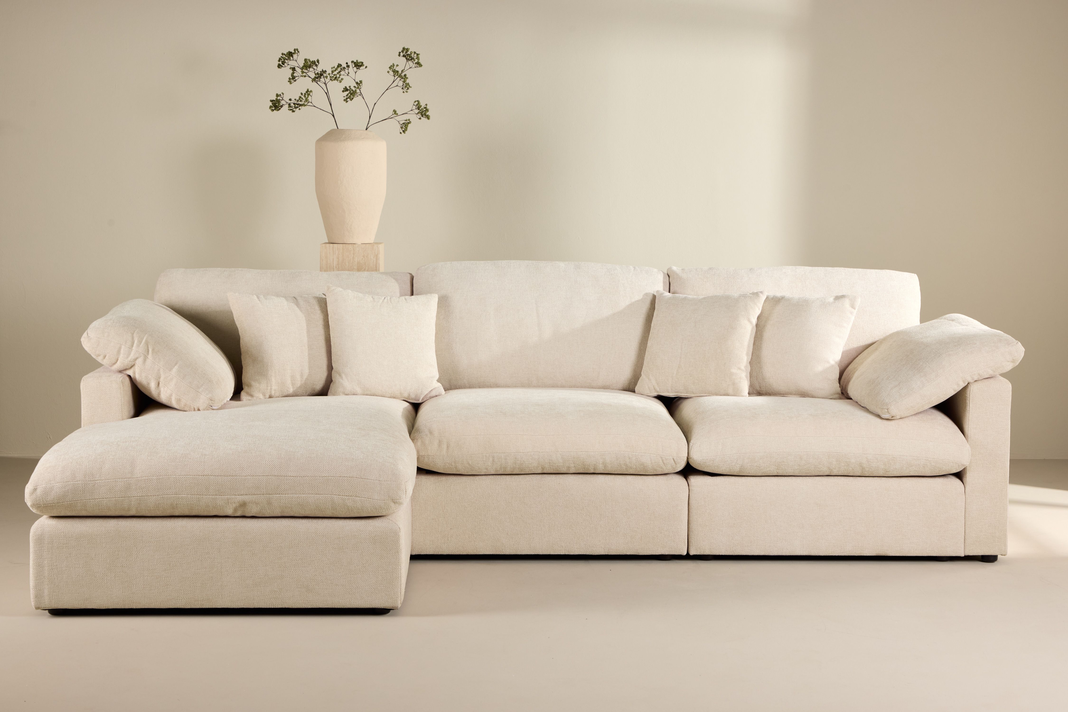 Falkenberg hörnsoffa beige