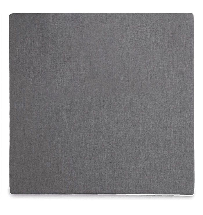 Sänggavel Slät - Mörkgrå 120cm