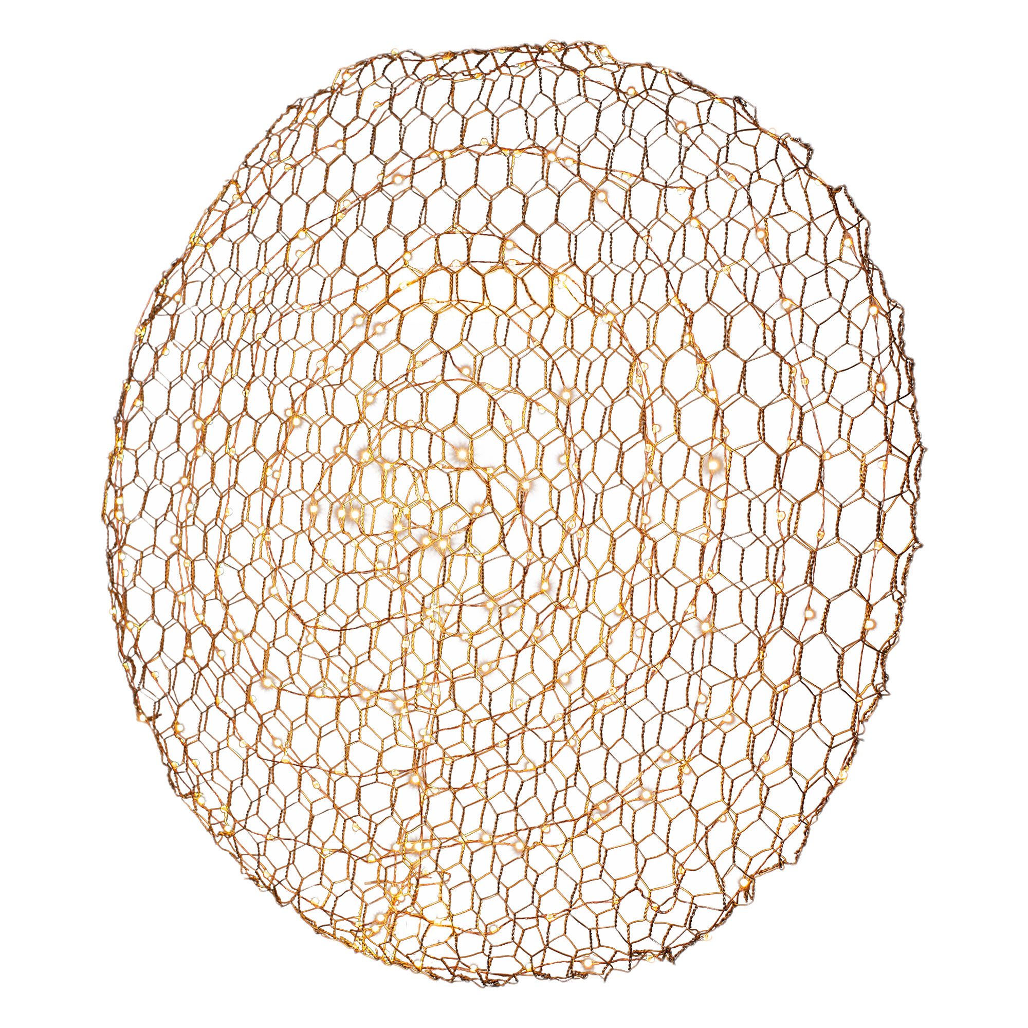 Hayden vägglampa Ø70cm Guld