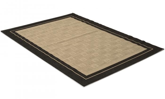 Idaho matta 160x230cm sand/svart