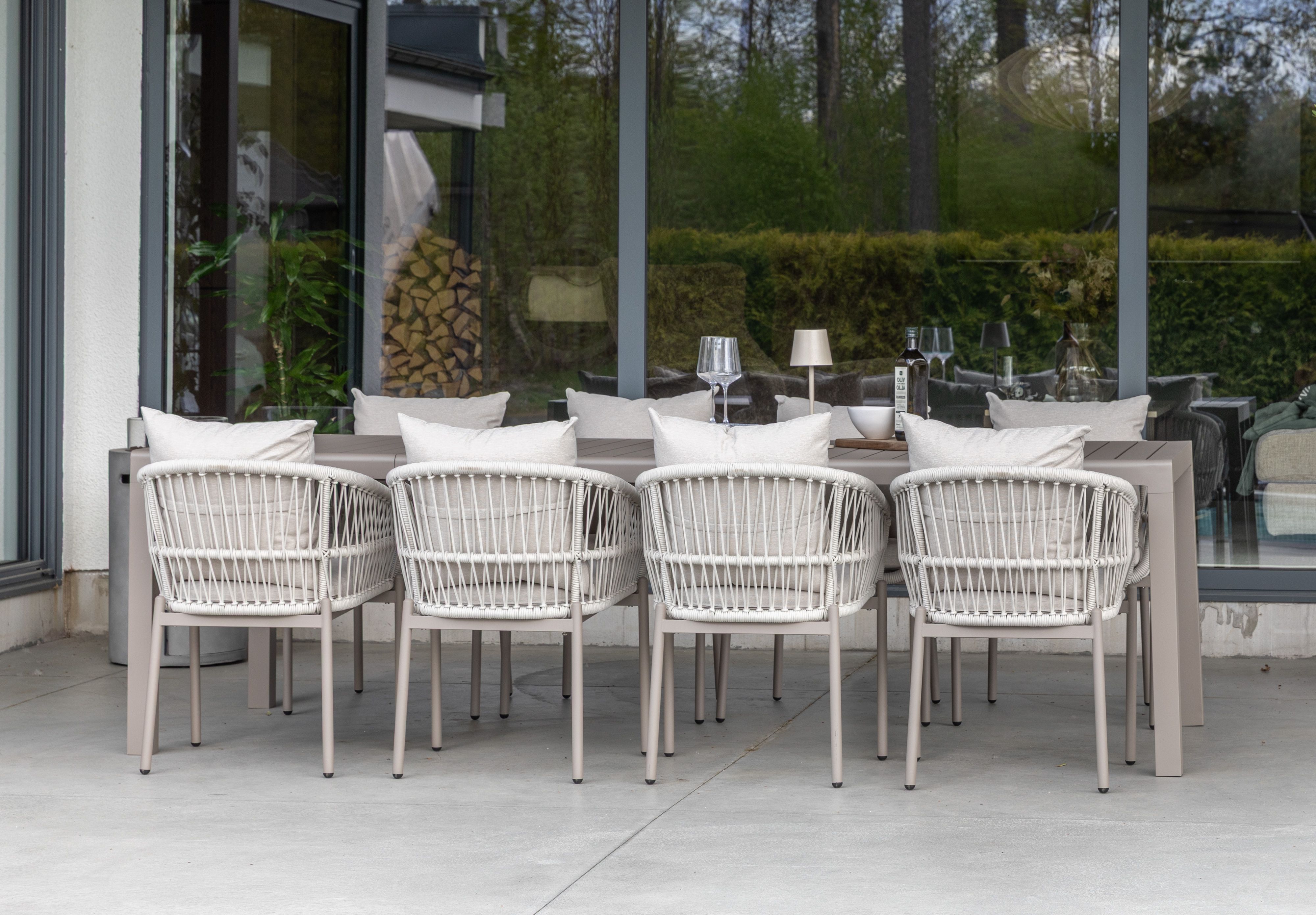 Le graisse matgrupp 253cm med cannes beige