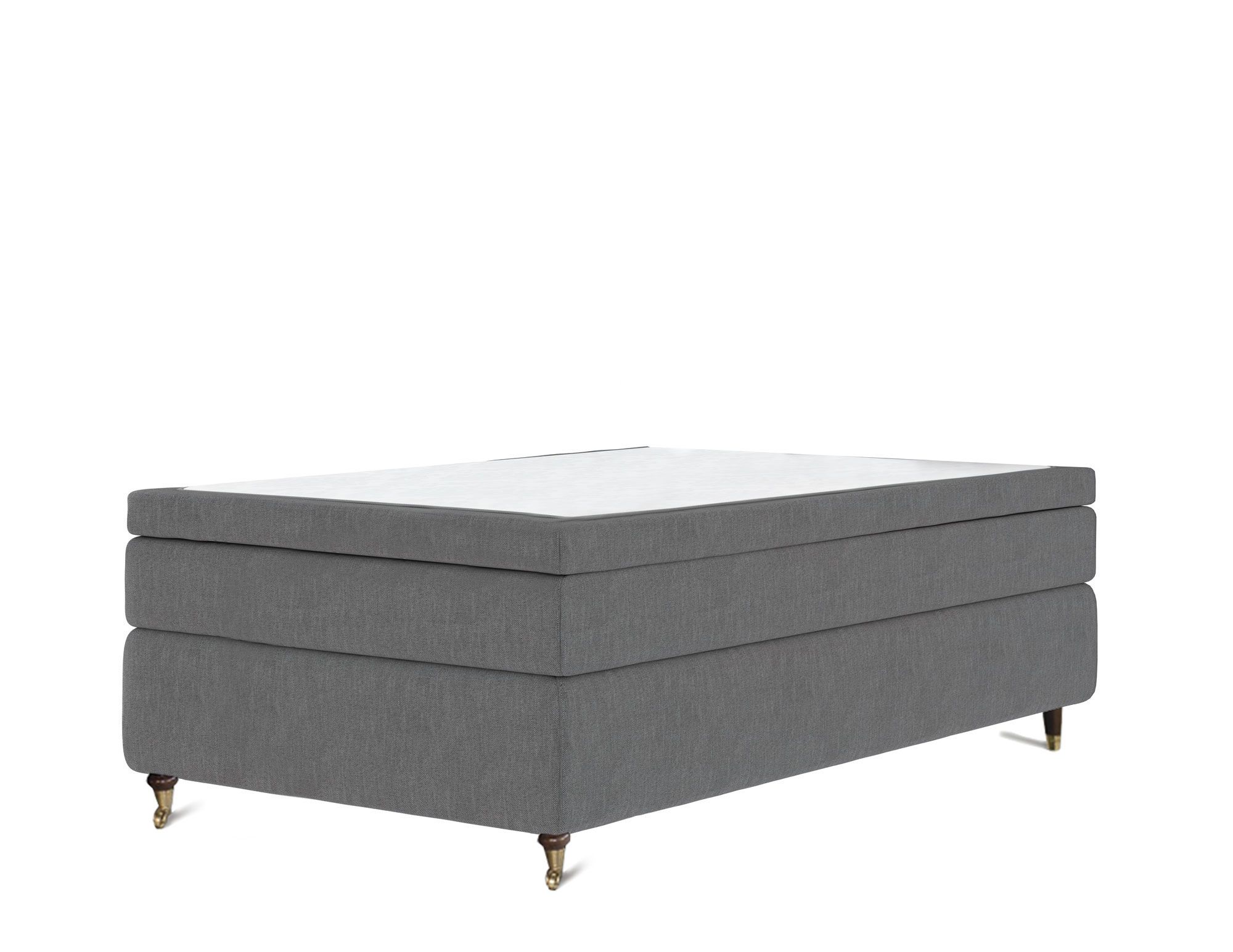 Classic deluxe kontinentalsäng 120x200 mörkgrå