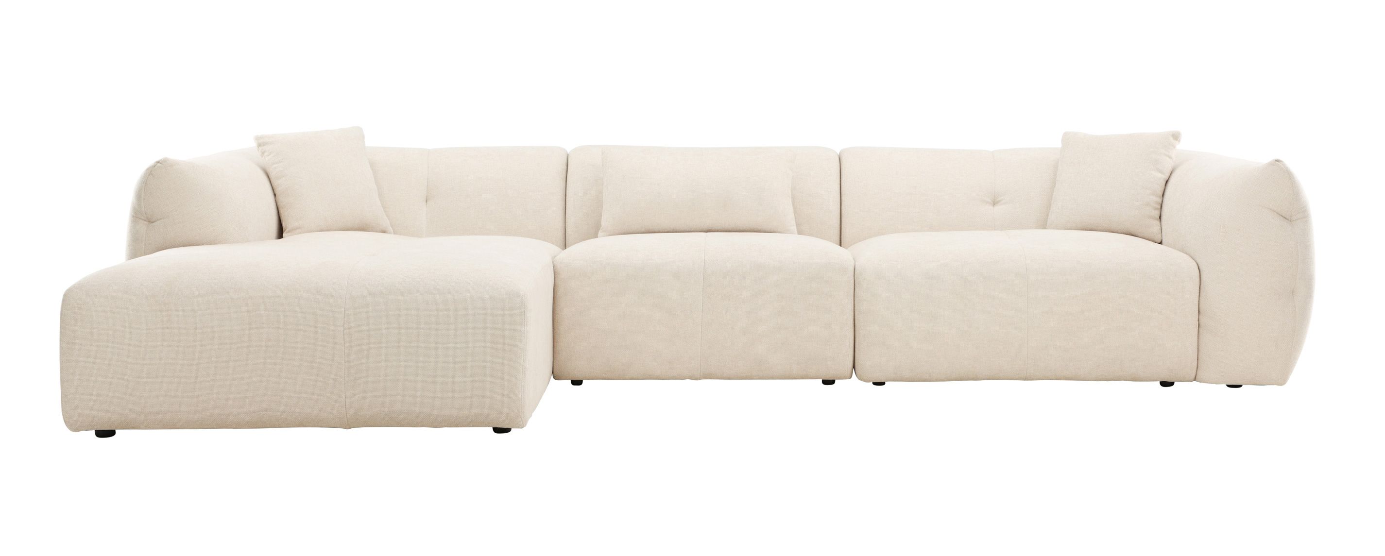 Puro hörnsoffa beige högerställd 