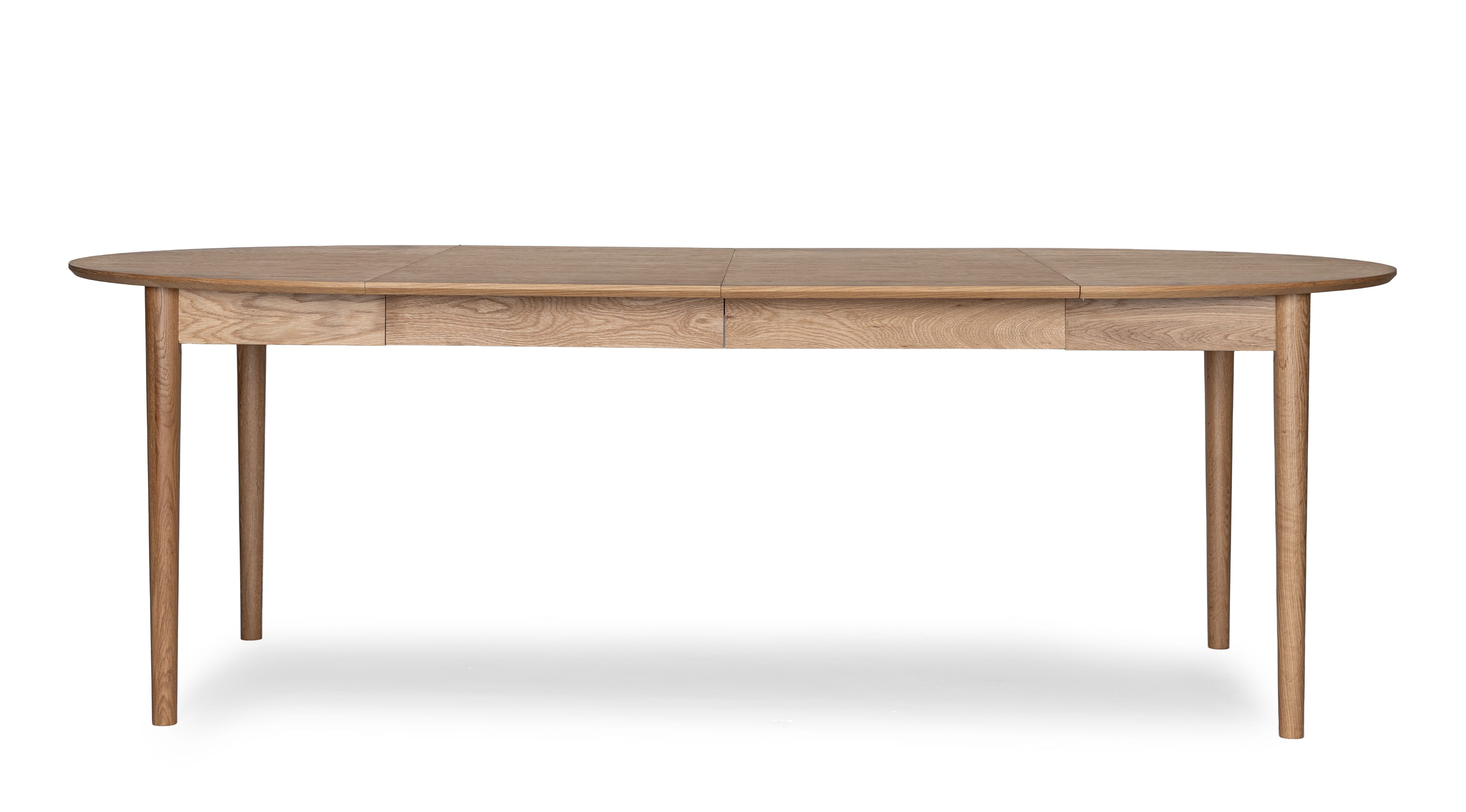 Oskar matbord runt 120/175/230x120cm ek